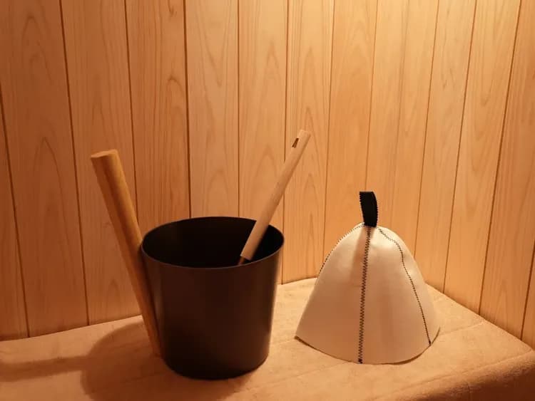 【B01,02 （プライベートサウナ）】セルフロウリュも可能。（サウナハットは設置しておりません）