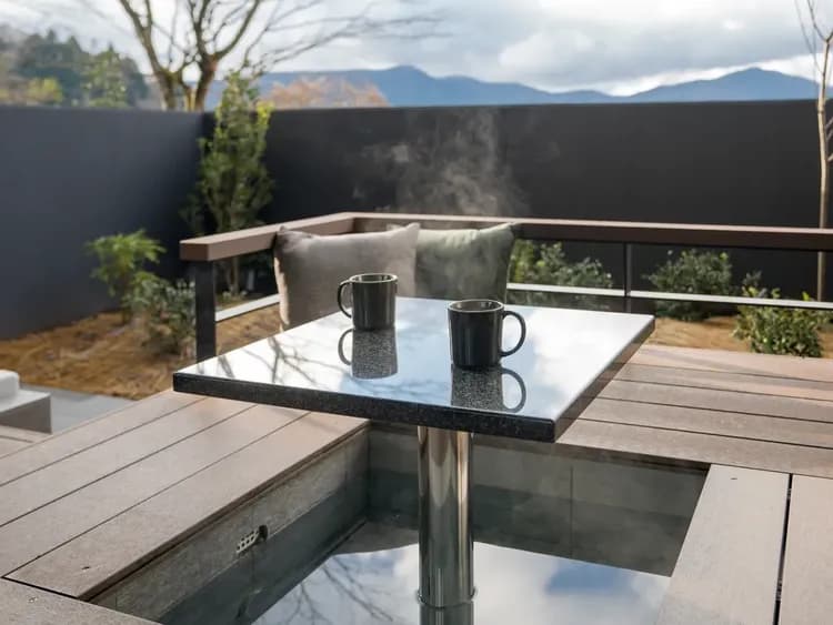 【ペット可/テラス】自然を感じながら足湯で寛ぎのひと時を