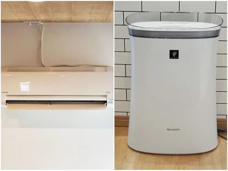 空気清浄機有り