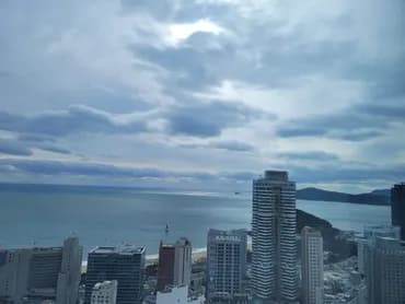 객실에서 보이는 오션뷰