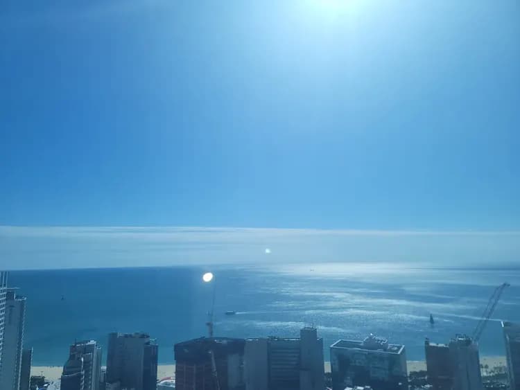 객실에서 보이는 오션뷰