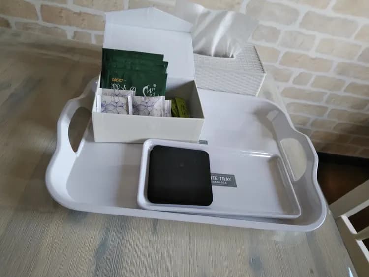 無料のサービス、コーヒー、紅茶、お茶