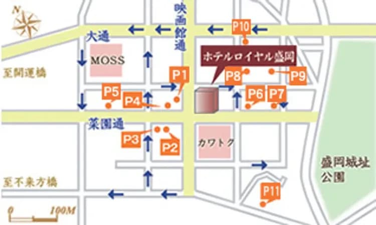 盛岡皇家飯店｜JR盛岡步行12分/近盛岡城-6