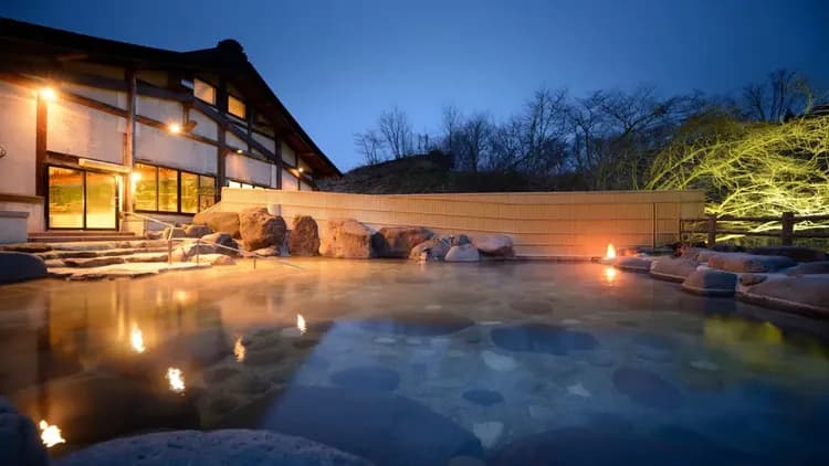 山之神溫泉 別墅 清流館｜花卷站開車20分/方便至花卷機場-11