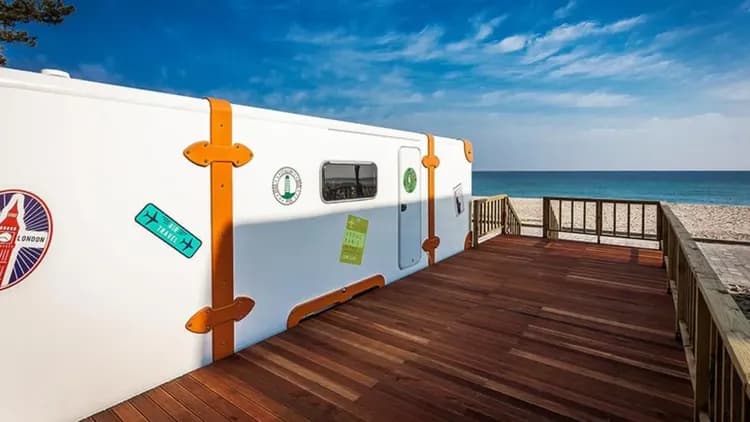 連谷海水浴場露營場