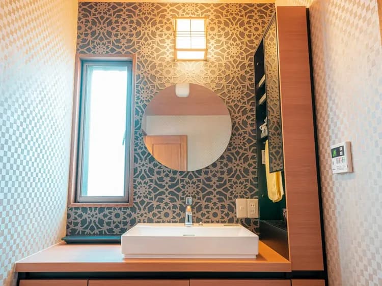 ・【洗面台】洗面台は2カ所ございます。大人数の宿泊でも安心