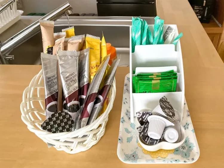 ・コーヒー、紅茶、日本茶などお好きなドリンクをどうぞ