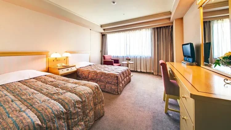 神戶珍珠城市飯店(Hotel Pearl City Kobe)－雙床房