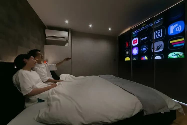 Master Bedroom with projecter