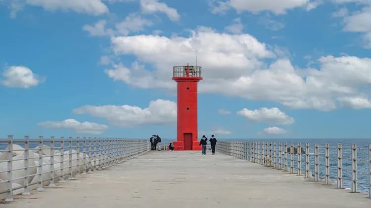 黑暗榮耀拍攝地 牛石港燈塔