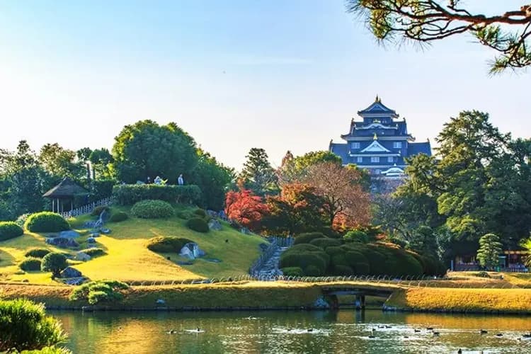 【岡山四國】魔女小豆島、岡山後樂園、名園名景漫遊、賞味溫泉美食五日