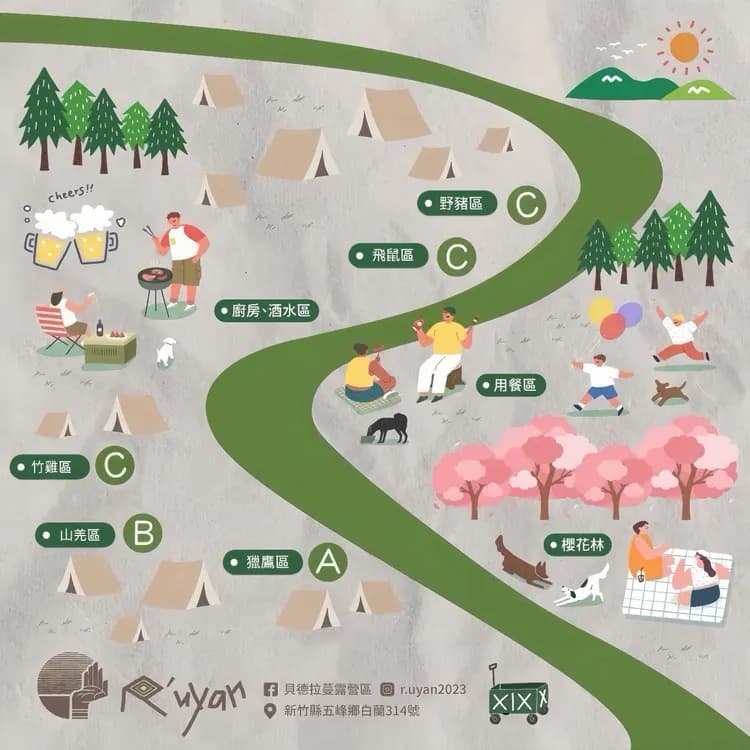 貝德拉蔓露營區 | 一泊三食豪華露營、寵物友善-10