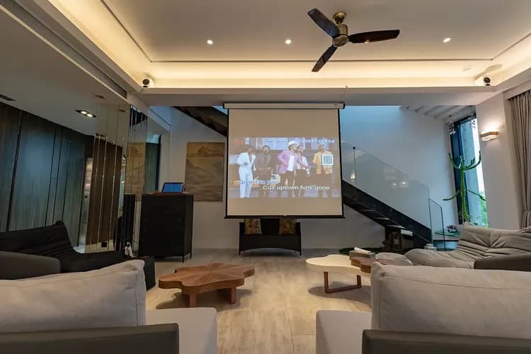 藍會館 l 18人宜蘭包棟 | KTV歡唱＆電動麻將＆戶外烤肉區-2