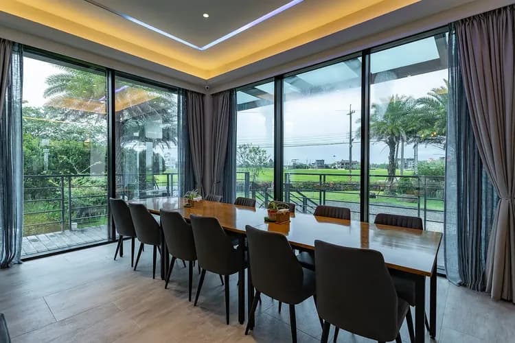 藍會館 l 18人宜蘭包棟 | KTV歡唱＆電動麻將＆戶外烤肉區-9