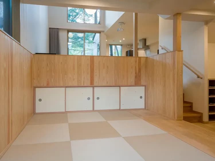 【寝室】敷布団3組をご用意。