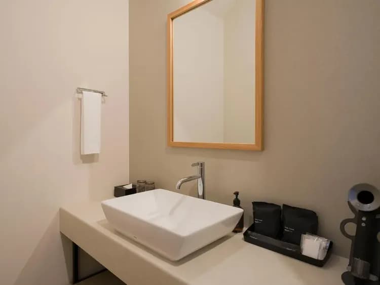 【洗面所】独立洗面台のある洗面所、アメニティも充実