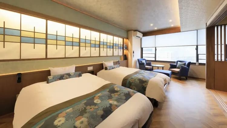 鬼怒川溫泉丸京旅館｜鬼怒川溫泉站徒步3分/大浴場/日光東照宮開車40分-5