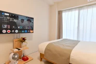 FL民宿 日本橋｜浪速區/車站步行6分/1 至 4 人/一線直達京都/40 吋電視+Netflix-3