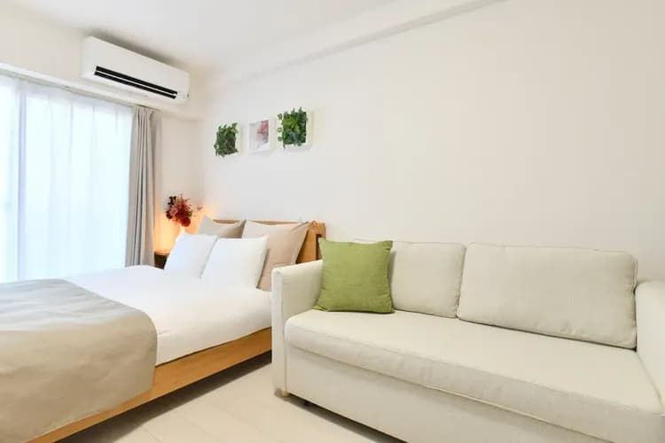 FL民宿 日本橋｜浪速區/車站步行6分/1 至 4 人/一線直達京都/40 吋電視+Netflix-2