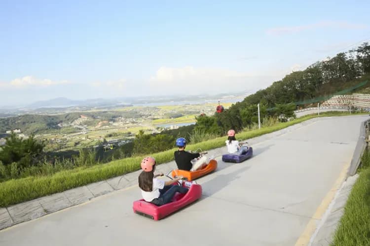 江華島斜坡滑車體驗
