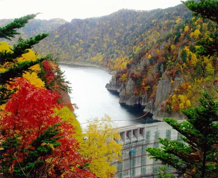 【北海道旅遊】紅葉絕景、定山溪自然彩燈節、洞爺湖花火、豐平峽水壩、浪漫小樽、螃蟹、溫泉、五日、三晚溫泉