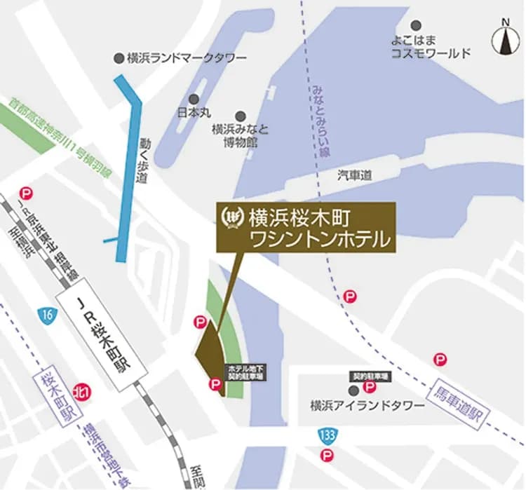 橫濱櫻木町華盛頓飯店｜櫻木町站前/近橫濱空中纜車站/方便至橫濱紅磚倉庫-20