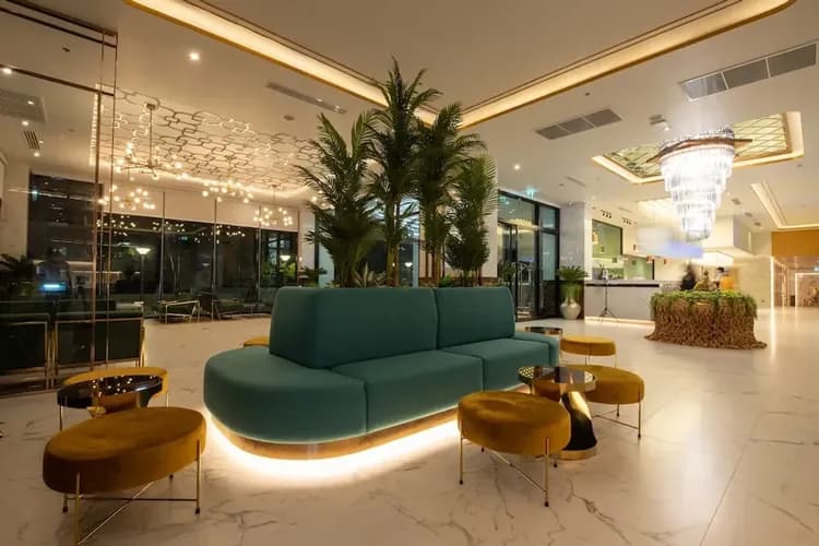 Lobby sitting area