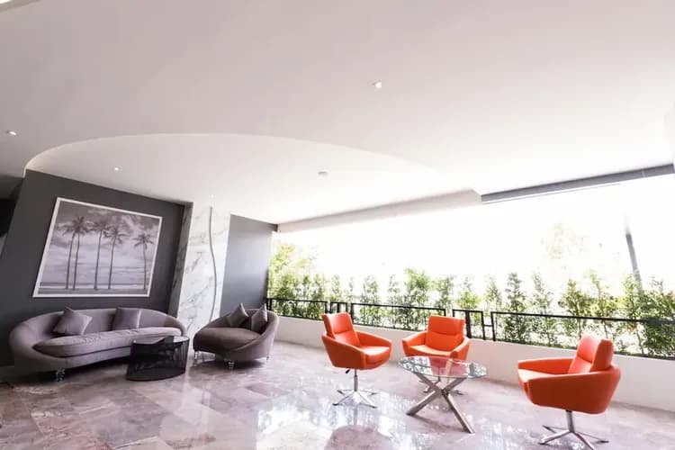 Lobby sitting area