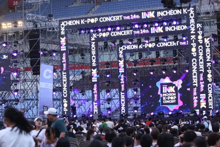 仁川INK演唱會會場示意圖