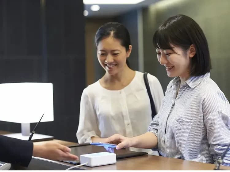 Check-in/check-out kiosk