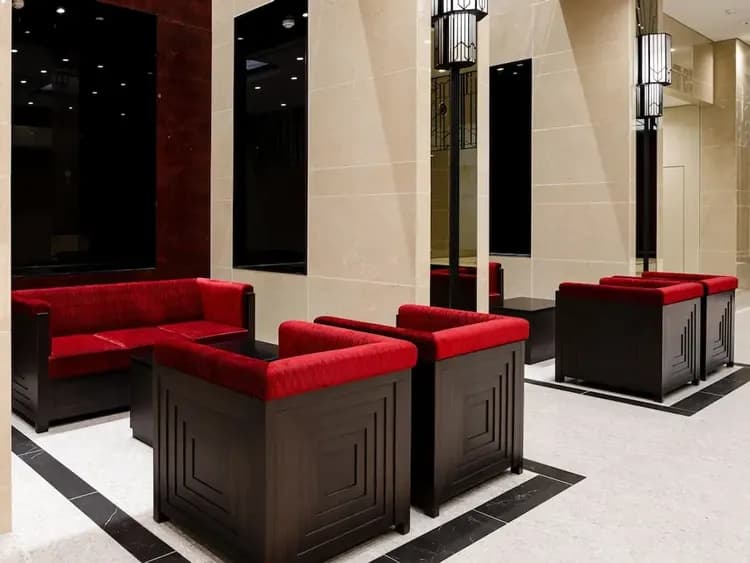 Lobby sitting area