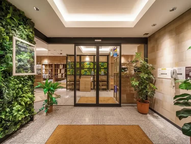 Interior entrance