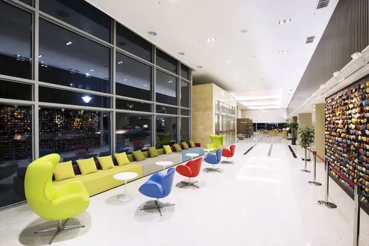 Lobby sitting area