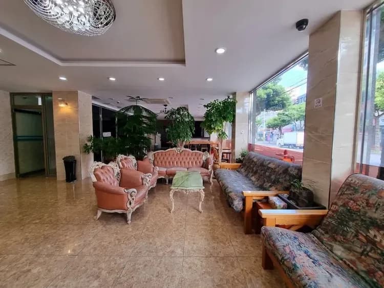 Lobby sitting area