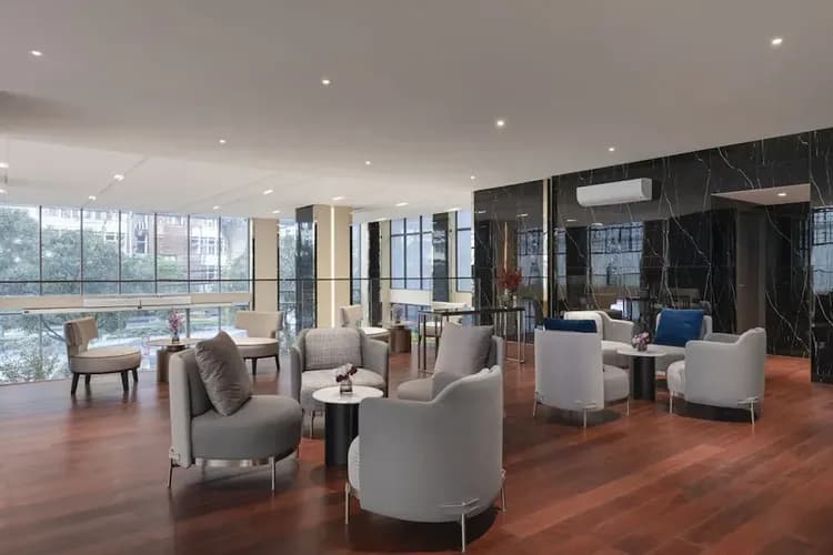 Lobby sitting area