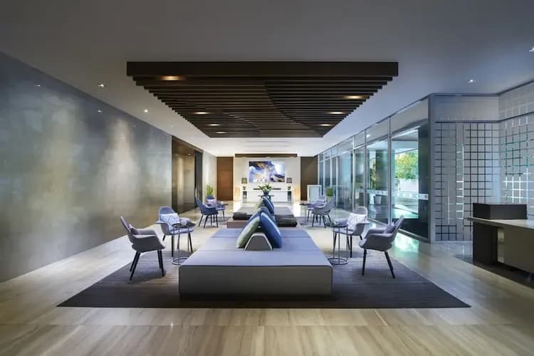 Lobby sitting area