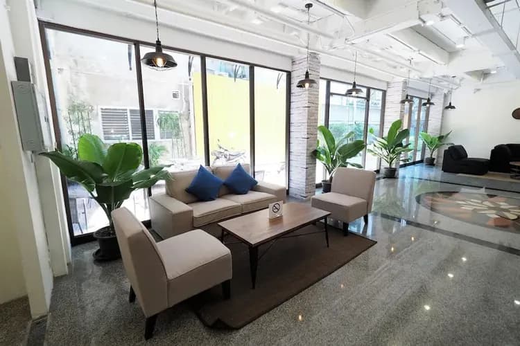 Lobby sitting area
