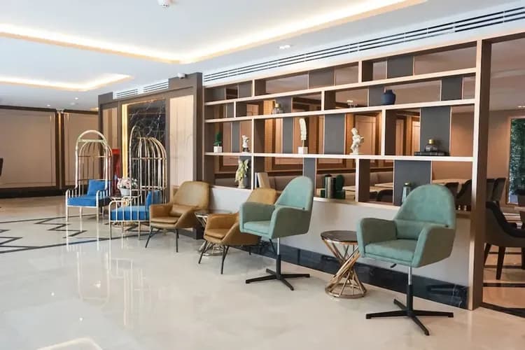 Lobby sitting area