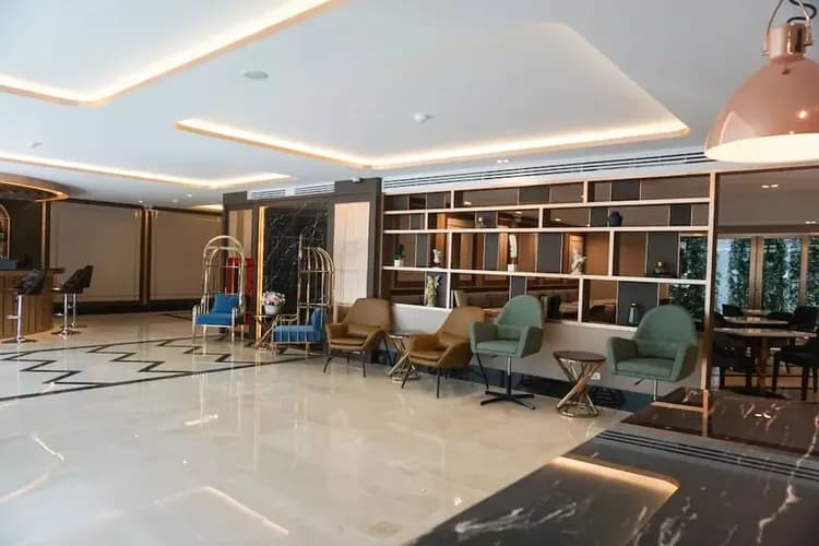 Lobby sitting area