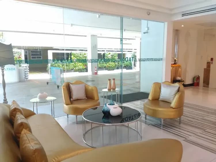 Lobby sitting area