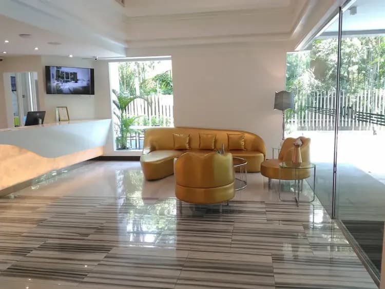 Lobby sitting area