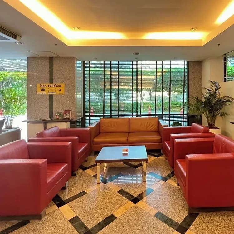 Lobby sitting area