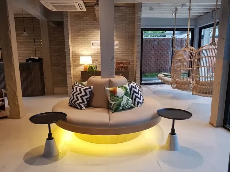 Lobby sitting area