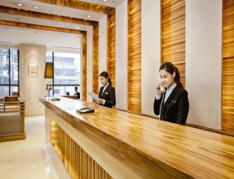 Check-in/check-out kiosk