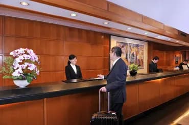 Check-in/check-out kiosk