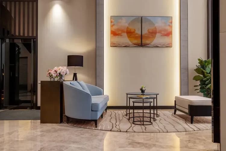 Lobby sitting area