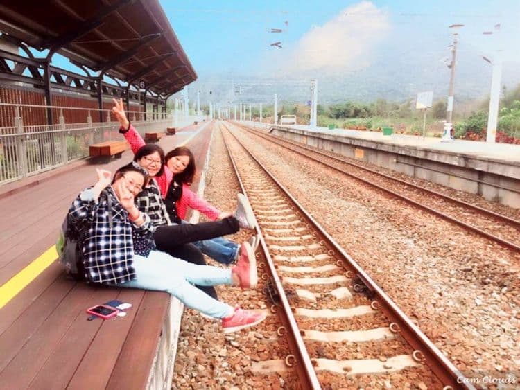 寧靜的車站 在鄉間的鄉間