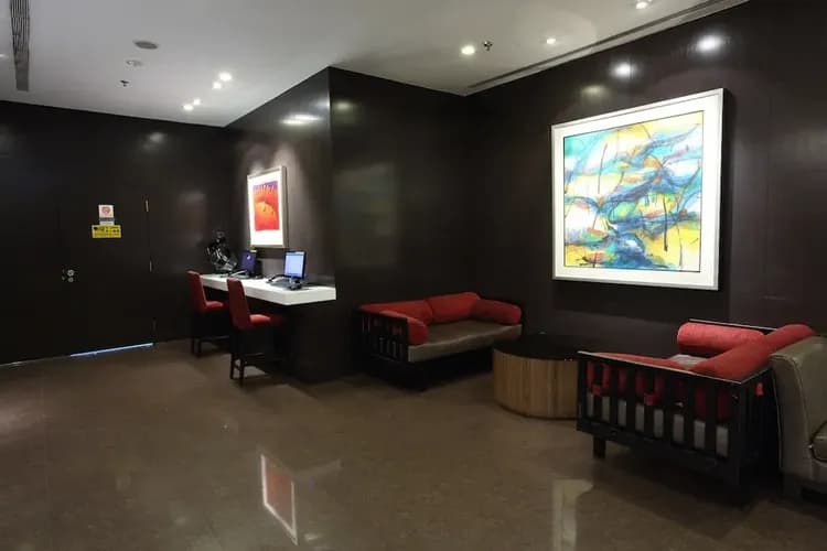 Lobby sitting area