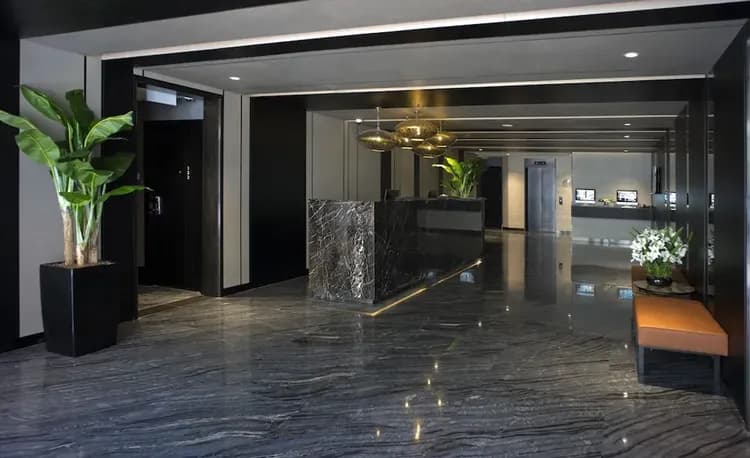 Check-in/check-out kiosk