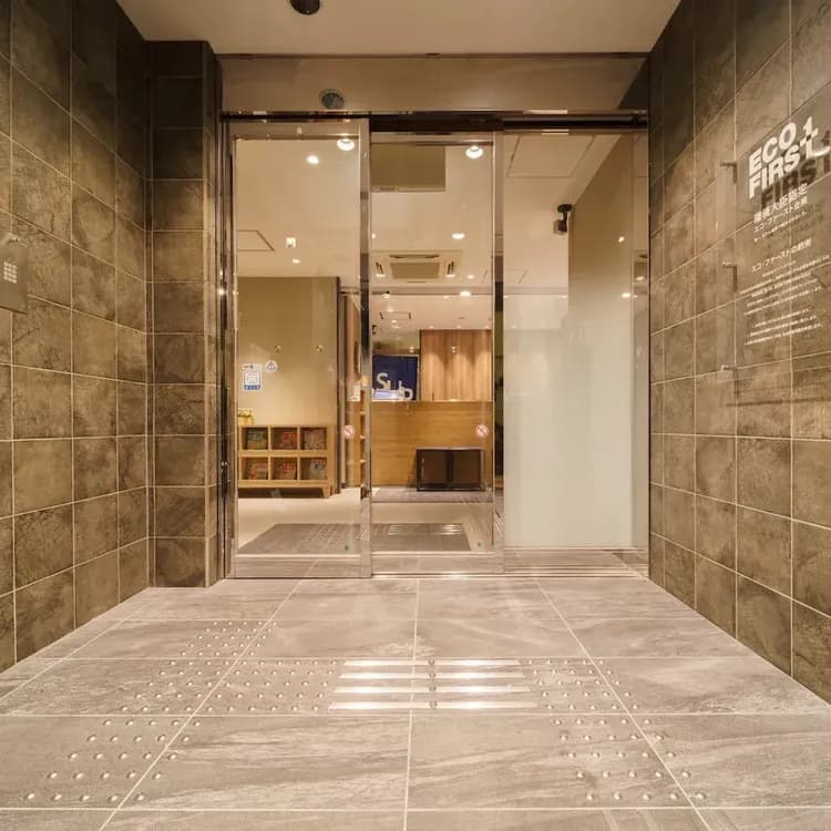 Interior entrance